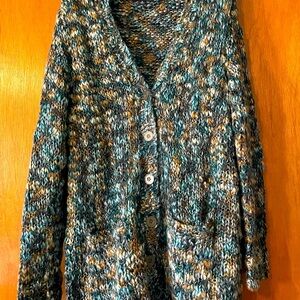 Cozy Knit Cardigan Sweater Medium 🦋